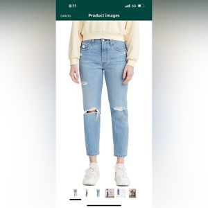 Levi’s 501 cropped jeans